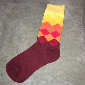 BRAND NEW, never worn - pair of patterned socks